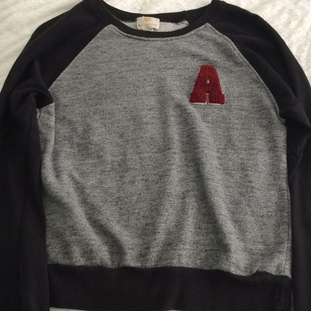 Black and Gray Logo Sweatshirt